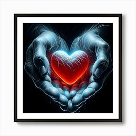 Heart Of Love 10 Art Print