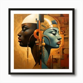 Egyptian Women 1 Art Print