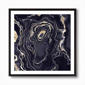 Agate Texture 04 Art Print