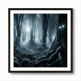 Dark Forest 89 Art Print