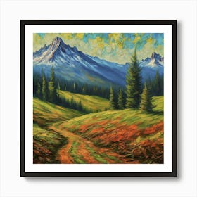 Mountain Road Art Print