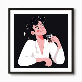 Midnight Refreshment Art Print