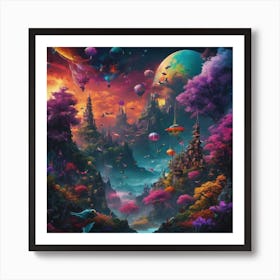 fantasy dreamland Art Print