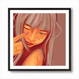 Asian Girl Art Print