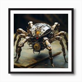 Steampunk Spider Art Print