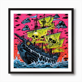 Pirate Ship 1 Art Print