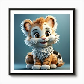 Cute Cheetah 1 Art Print