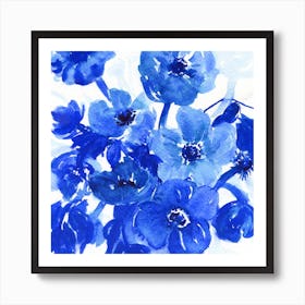 Blue Stillife Art Print
