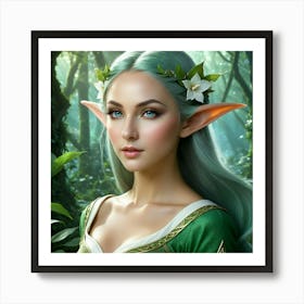 Elven Beauty 4 Art Print