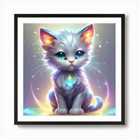 Cute Kitten 8 Art Print