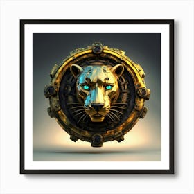 Tiger Head Art Print