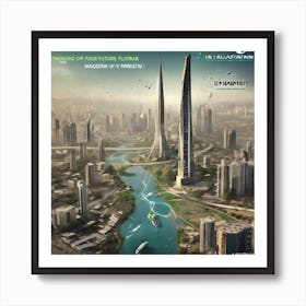 Qatar'S Skyline Art Print