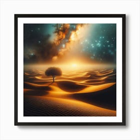 Sand Dunes Art Print