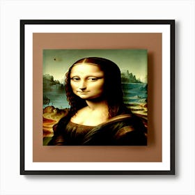 Sassy Mona Lisa Art Print Art Print