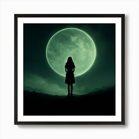 Full Moon Art Print