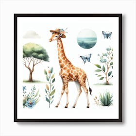 Giraffe 1 Art Print