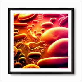 Blood Cell Art Print