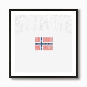 Norway Vintage Sports Norge Norwegian Art Print