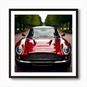 Aston Martin Car Automobile Vehicle Automotive British Brand Logo Iconic Luxury Performan (1) 2 Art Print
