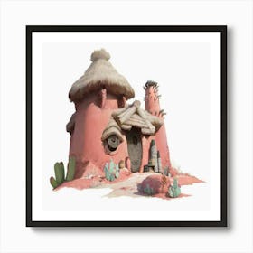 Sand Castle Art Print