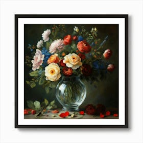 Flowers In A Vase 13 Art Print