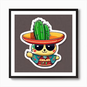 Mexican Cat Art Print