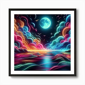 Psychedelic Art 1 Art Print