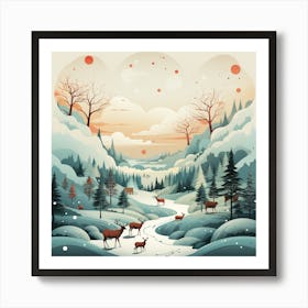 Christmas Lovely Paradise 7 Art Print