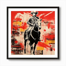 'The Cowboy' 1 Art Print