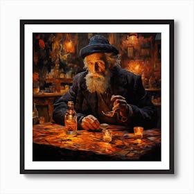 Man At The Bar Art Print