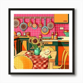 Kitchen Interior Art Print