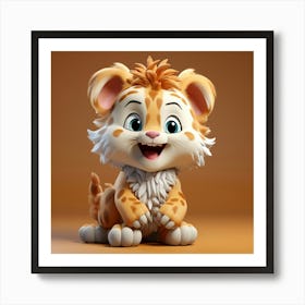 Cute Tiger 7 Art Print