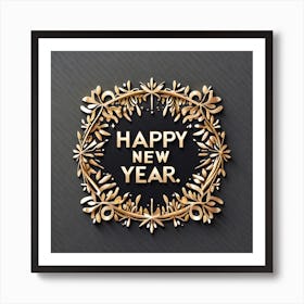 Happy New Year 72 Art Print