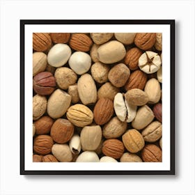 Nuts And Seeds 8 Art Print