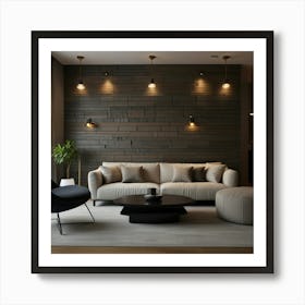 Modern Living Room 3 Art Print