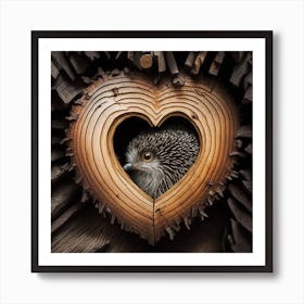 Heart Of A Hedgehog Art Print