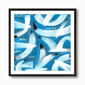 Seagulls Art Print