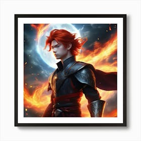 Young Man In Armor Art Print