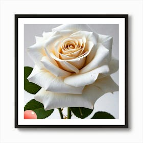 White Rose Art Print