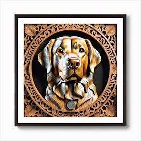 Golden Retriever Affiche