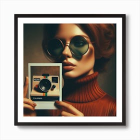 Polaroid Portrait 1 Art Print