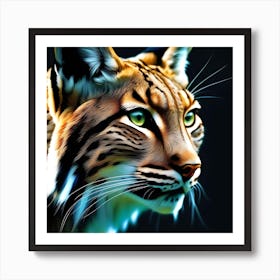 LYNX PORTRAIT Art Print