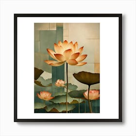 Lotus Flower Art Print