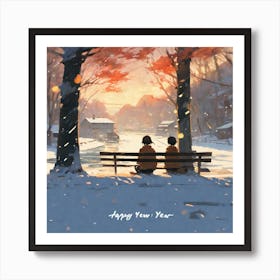 Happy New Year 3 Art Print