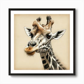 Giraffe 116 Art Print