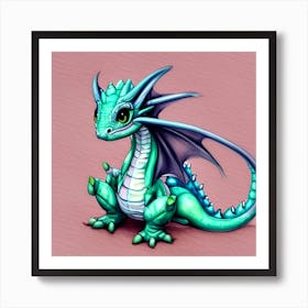Baby Dragon Art Print