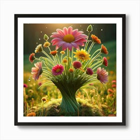 Flowers In A Vase Art Print