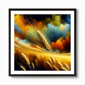 Wheat Field Poster