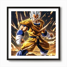 Dragon Ball Z Wallpaper 12 Art Print