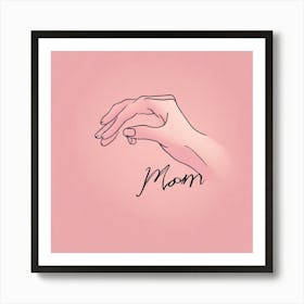 Guiding Light: A Mother's Embrace Art Print